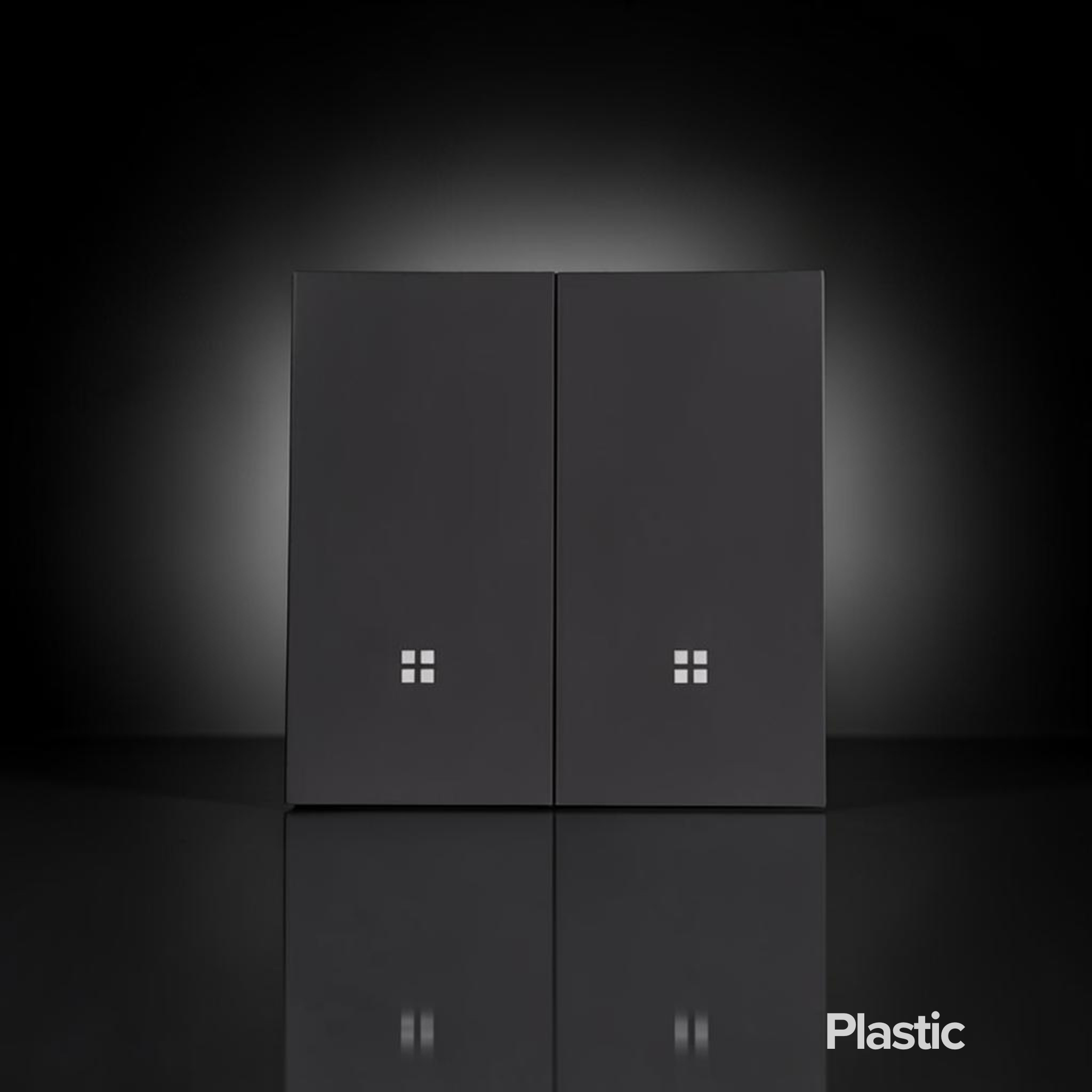 ISH002 Plastic switch with 2 buttons