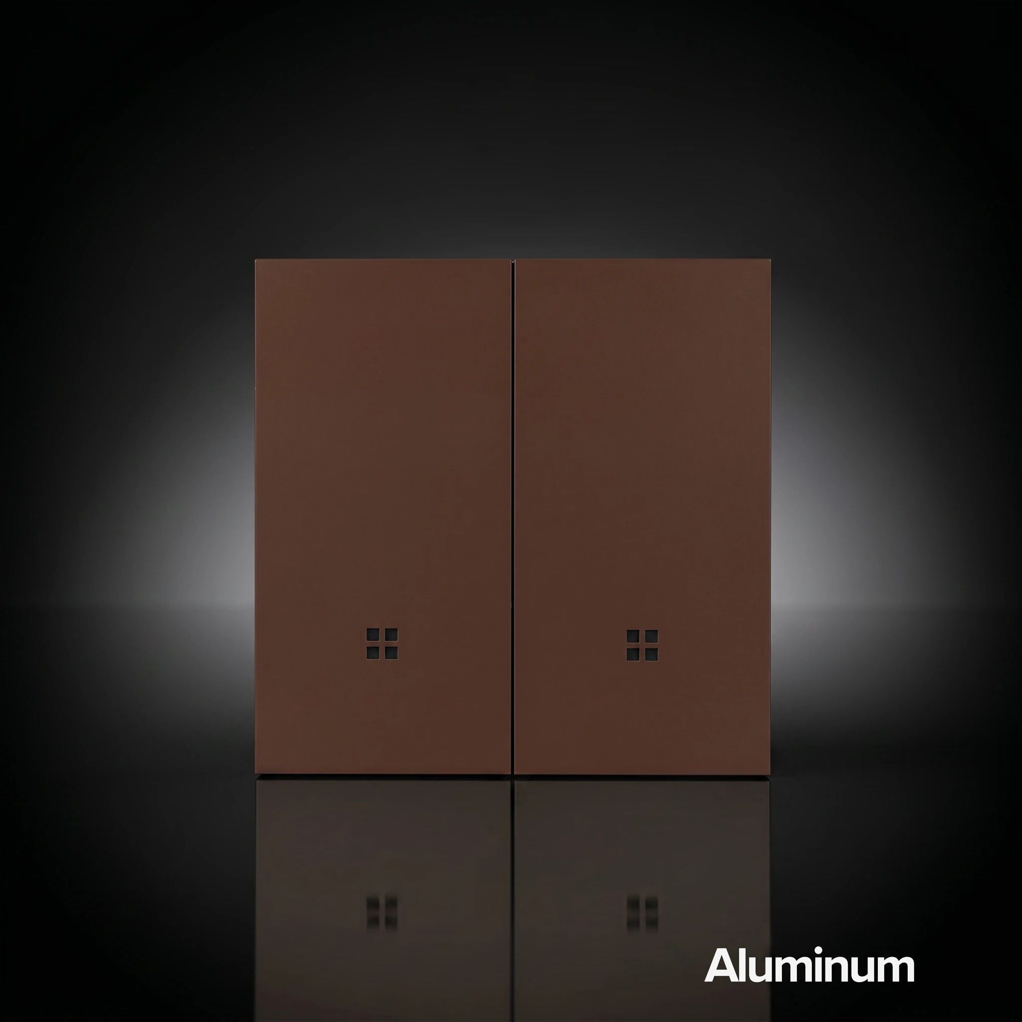 ISH011 Aliuminis jungiklis su 2 mygtukais