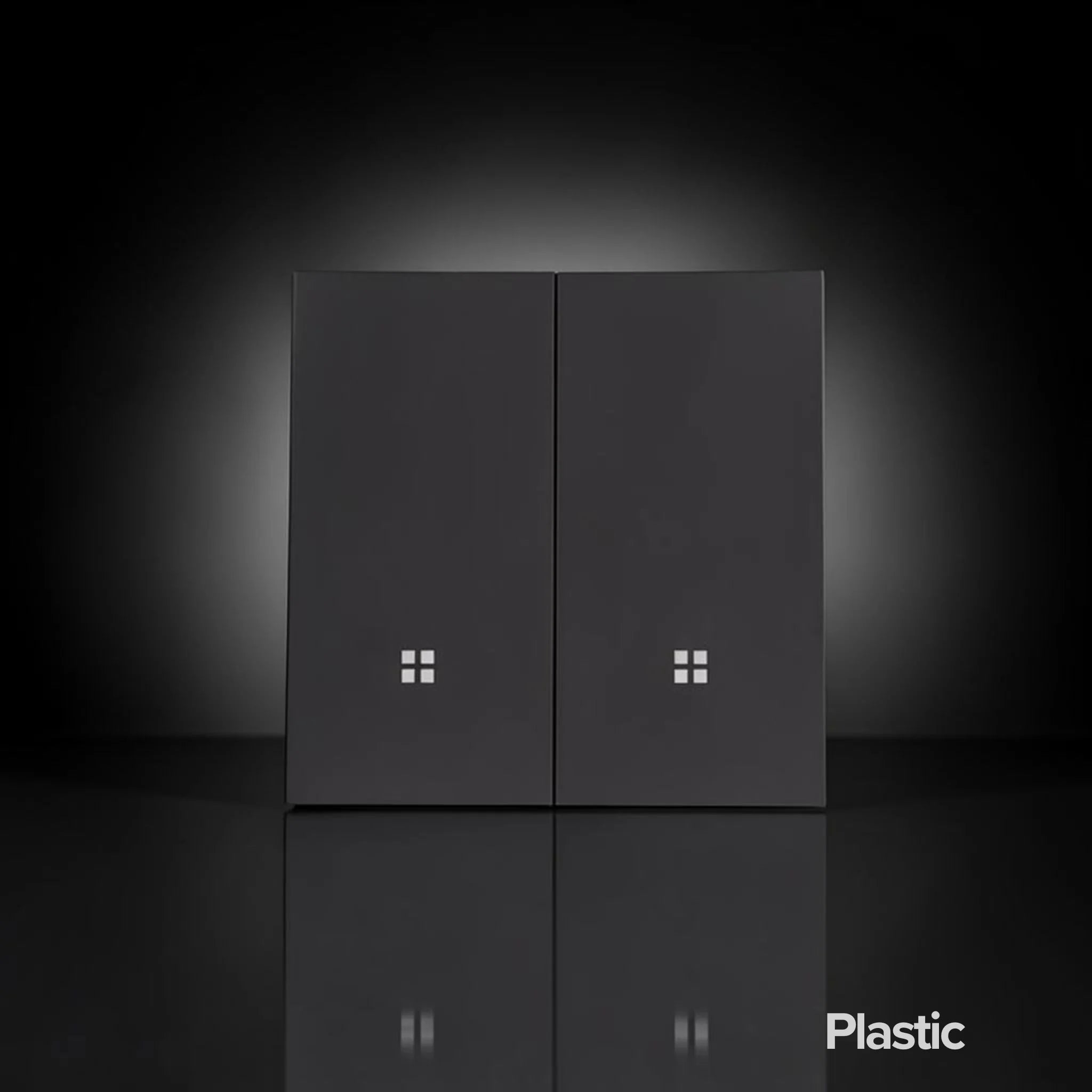 ISH002 Plastikinis jungiklis su 2 mygtukais