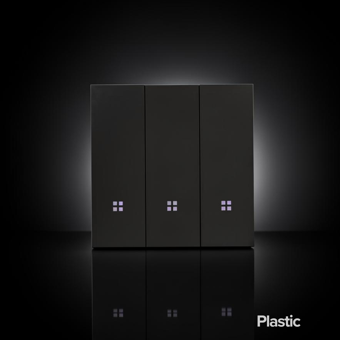 ISH003 Plastikinis jungiklis su 3 mygtukais