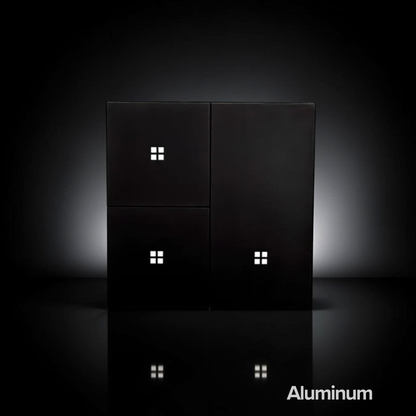 ISH012 Aluminum switch with 3 buttons