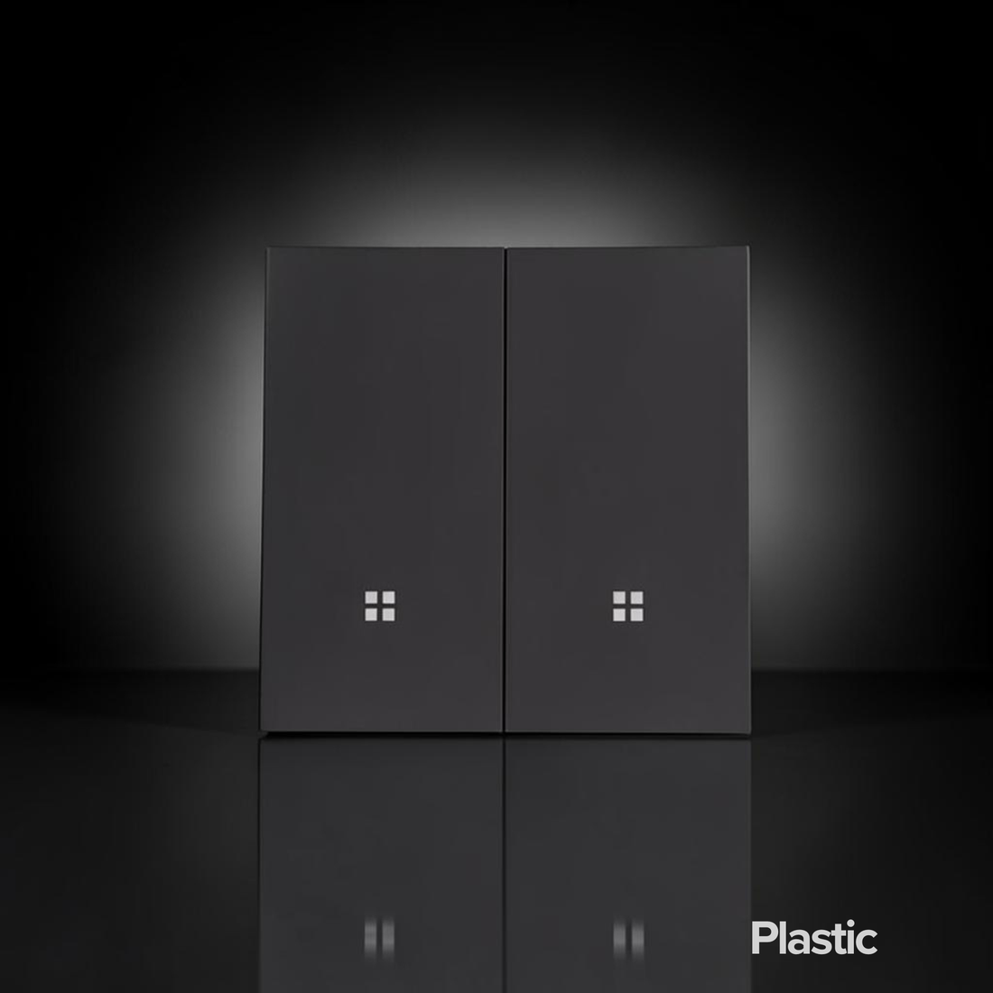 ISH002 Plastikinis jungiklis su 2 mygtukais