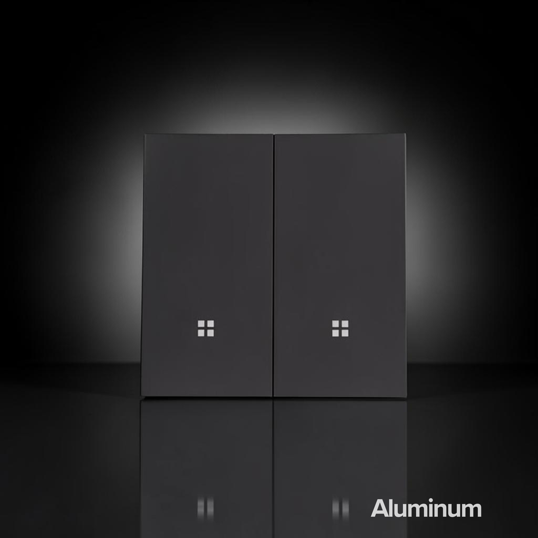 ISH011 Aliuminis jungiklis su 2 mygtukais