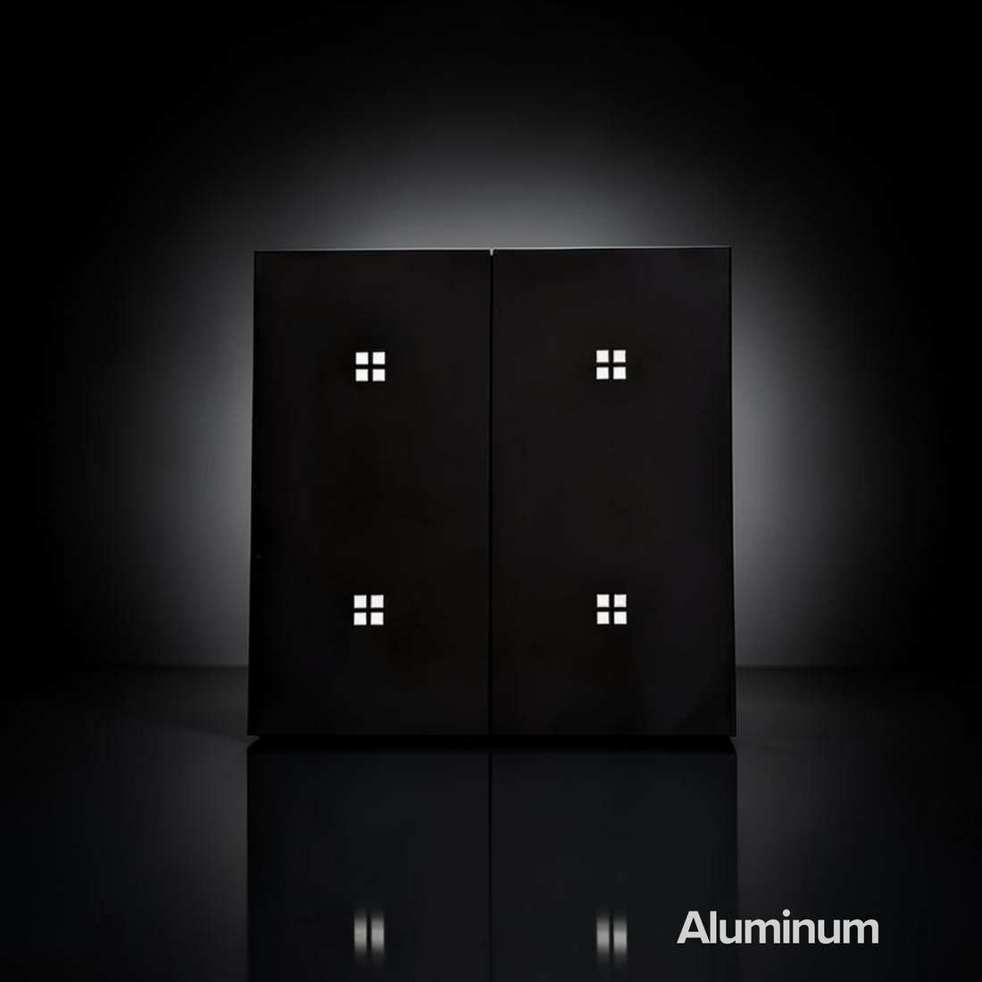 ISH014 Aliuminis jungiklis su 4 mygtukais