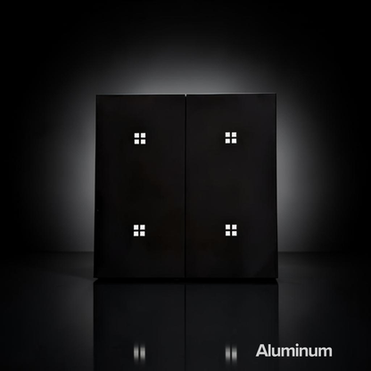 ISH014 Aluminum switch with 4 buttons