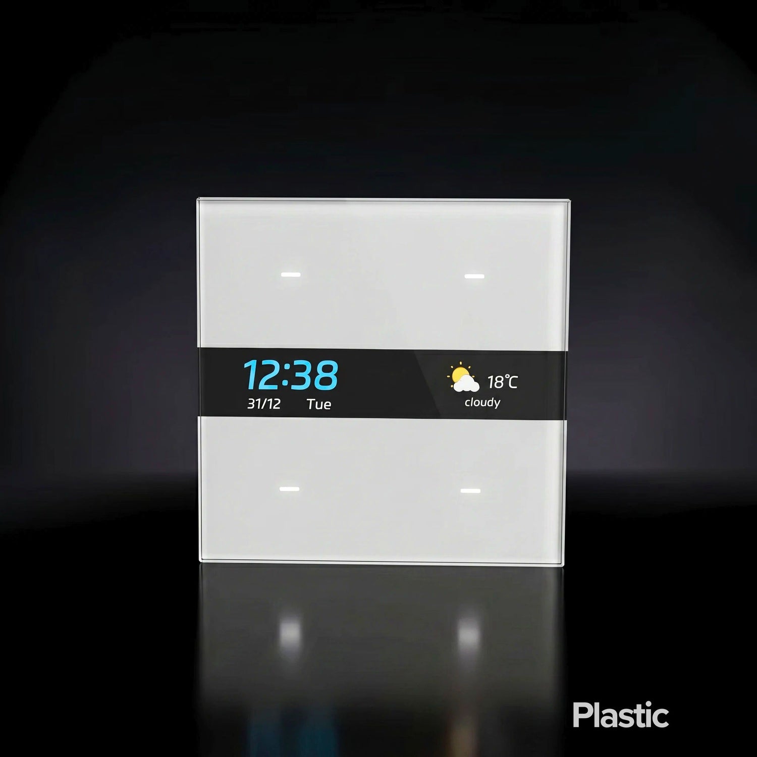 ISH017 Plastikinis jungiklis su ekranu ir 4 mygtukais