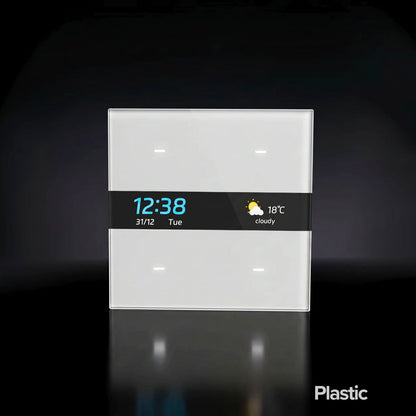 ISH017 Plastikinis jungiklis su ekranu ir 4 mygtukais