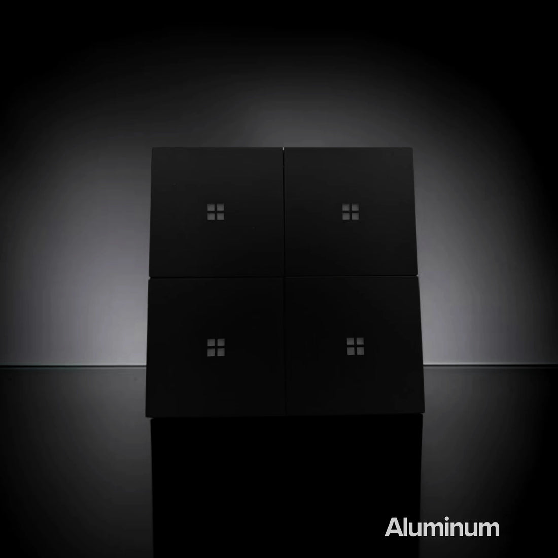 ISH013 Aliuminis jungiklis su 4 mygtukais