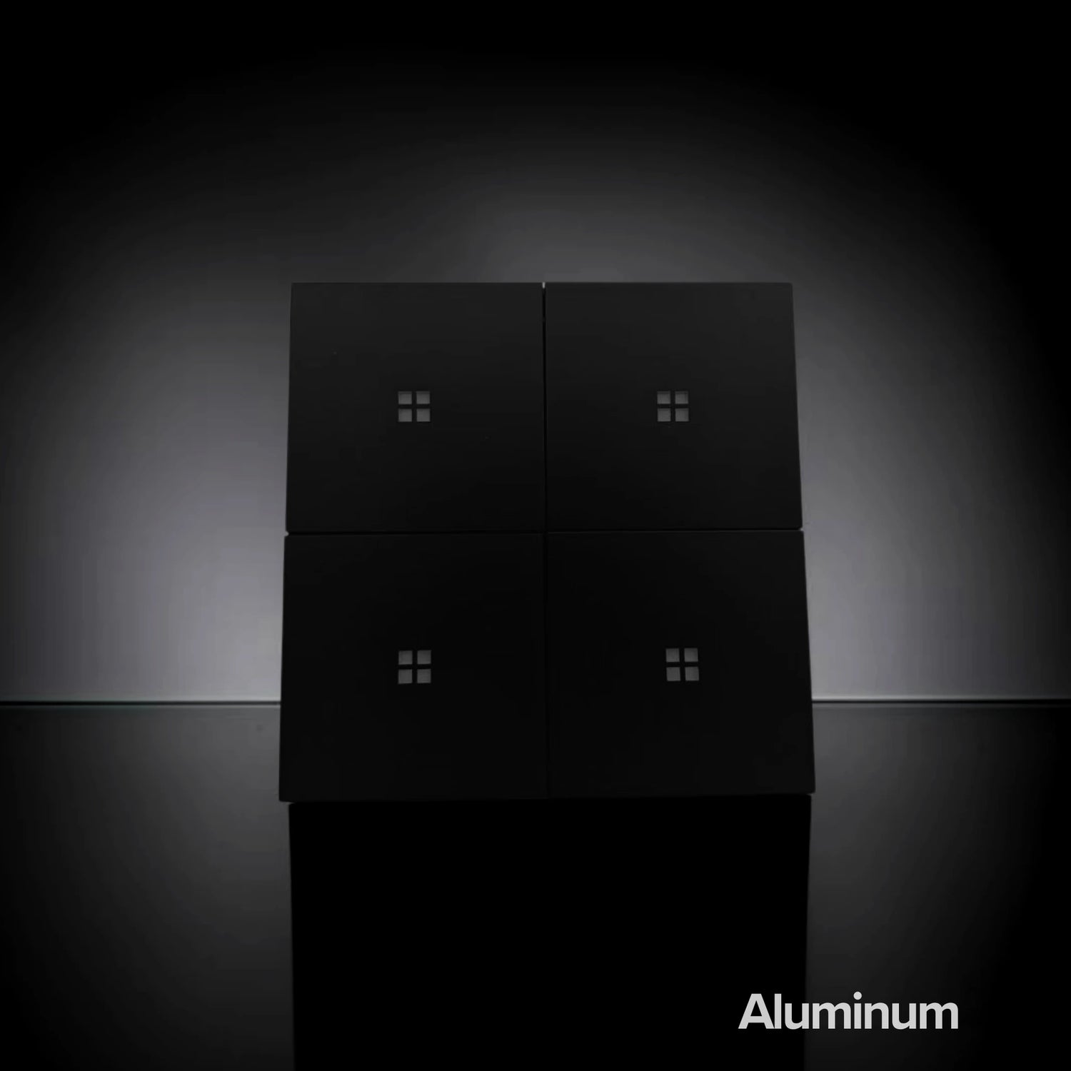 ISH013 Aliuminis jungiklis su 4 mygtukais