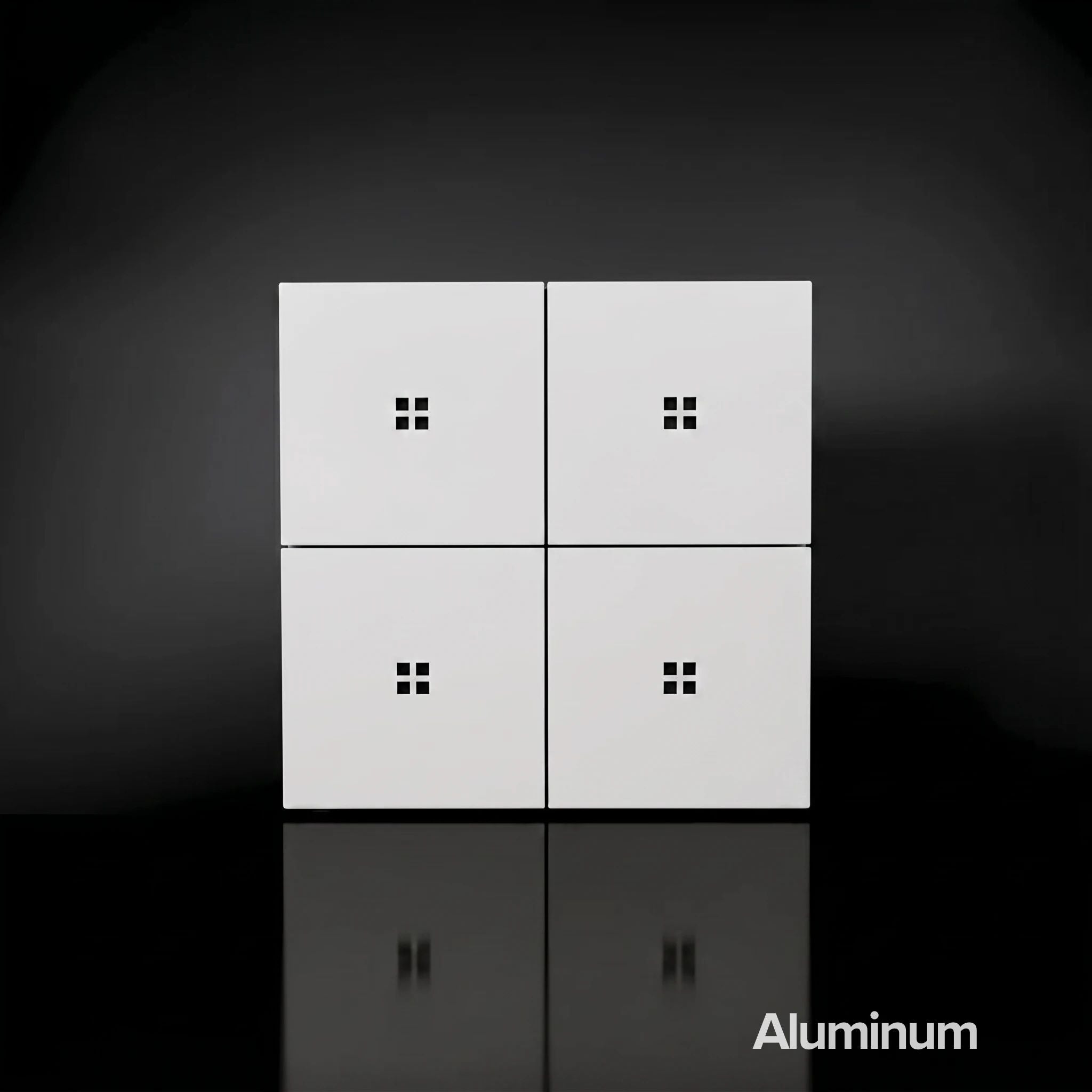 ISH013 Aliuminis jungiklis su 4 mygtukais