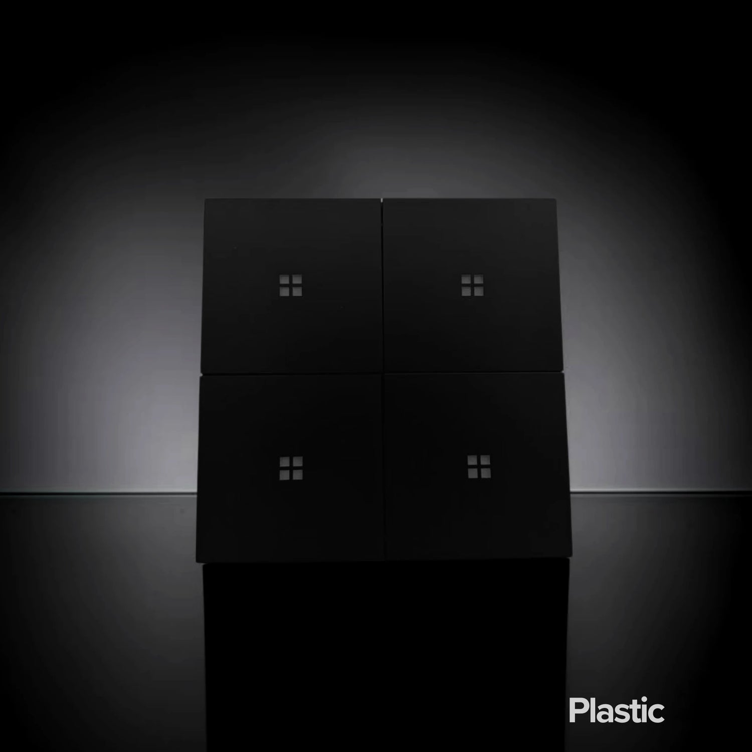 ISH005 Plastic switch with 4 buttons