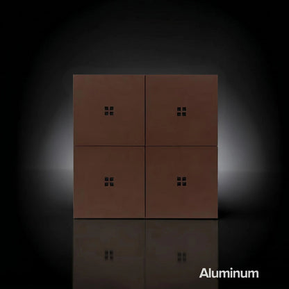 ISH013 Aliuminis jungiklis su 4 mygtukais