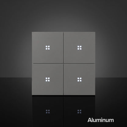 ISH013 Aliuminis jungiklis su 4 mygtukais