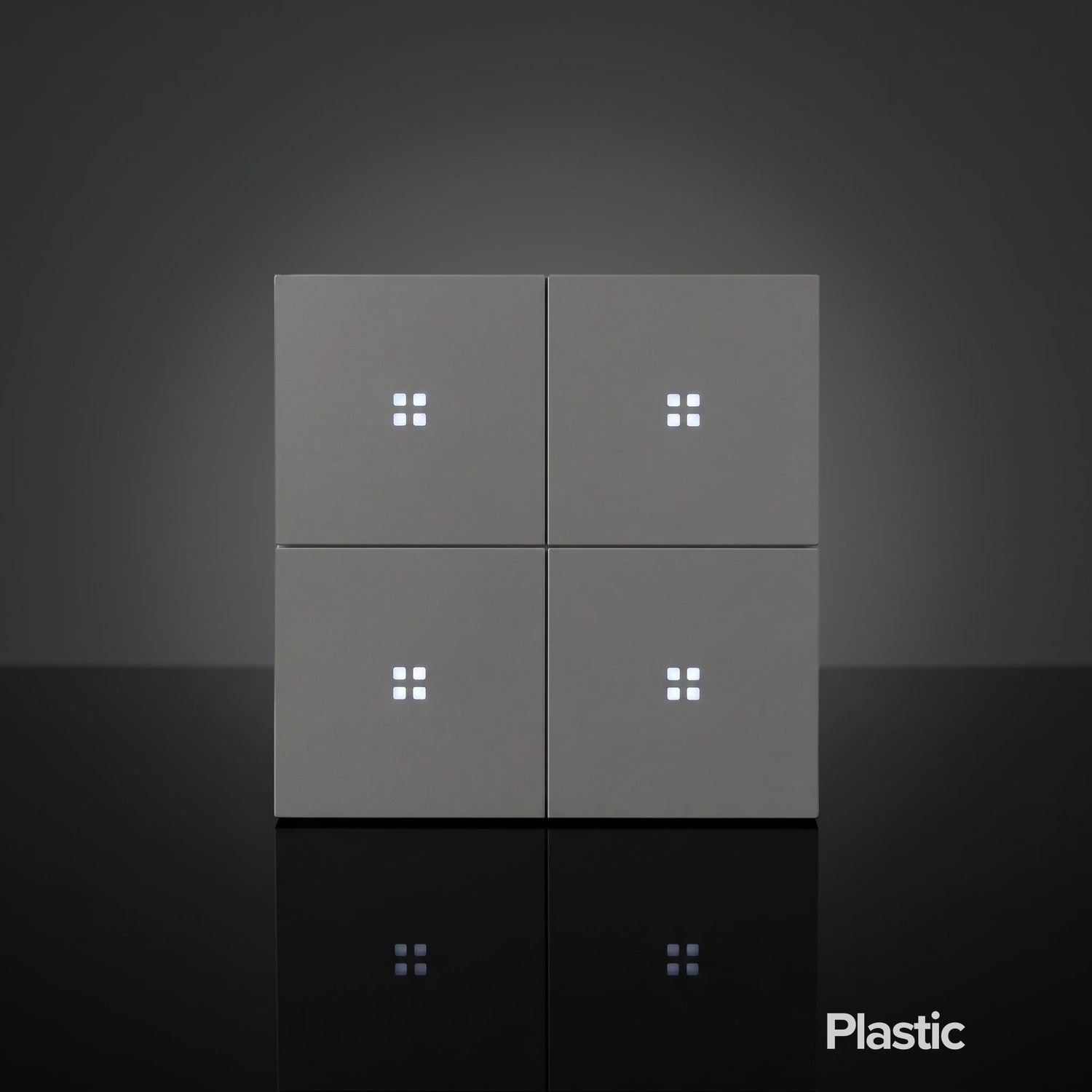 ISH005 Plastikinis jungiklis su 4 mygtukais
