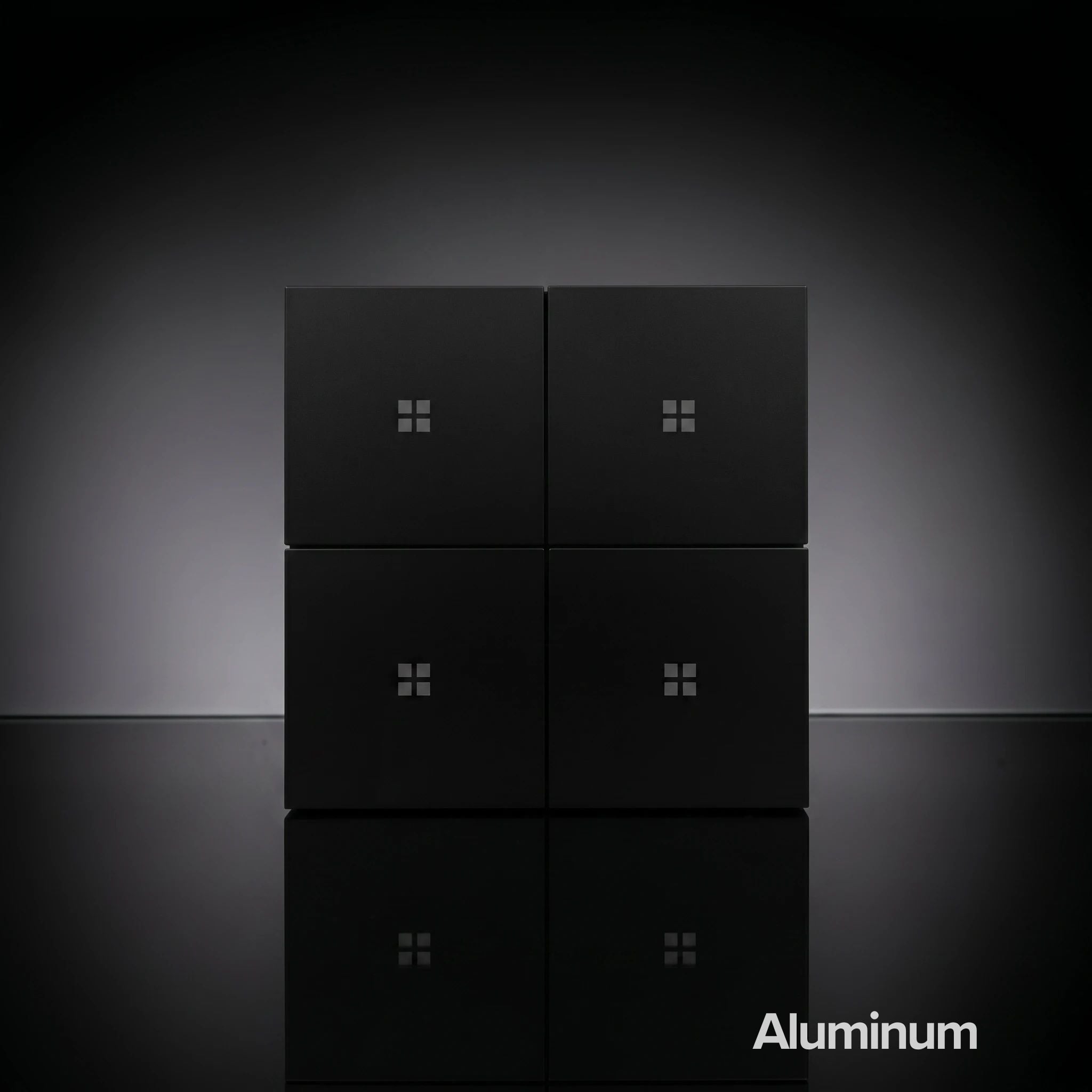 ISH013 Aliuminis jungiklis su 4 mygtukais