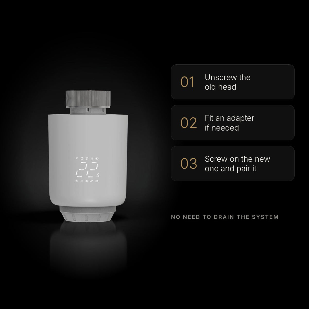 Fit it yourself – no plumber needed