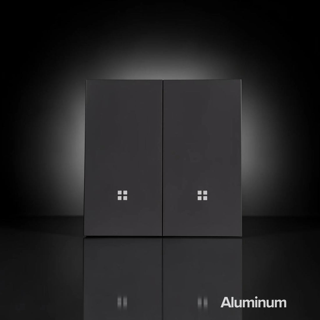 ISH011 Aliuminis jungiklis su 2 mygtukais