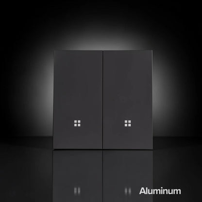 ISH011 Aluminum switch with 2 buttons