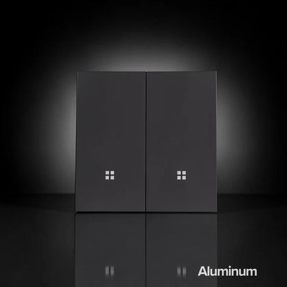Aliuminis jungiklis su 2 mygtukais ISH011 — Darbo vieta — rinkinys