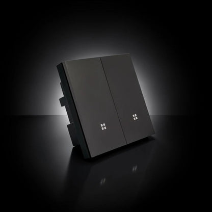 ISH011 Aluminum switch with 2 buttons